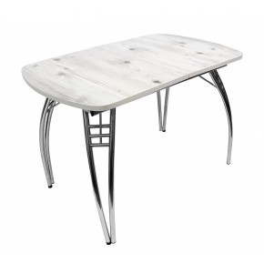 Стол ВВР Раздвижной пластиковый Бискайская сосна/паук 110-150/70